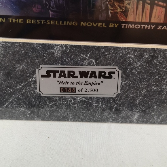 Star Wars "Heir to the Empire" Zanart ChromArt Collectible in Sealed Matt w/ CoA - Picture 2 of 5
